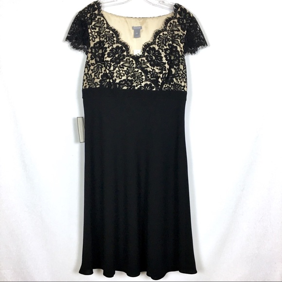 Ann Taylor Dresses & Skirts - NWT Ann Taylor Black Lace Dress Short Sleeve